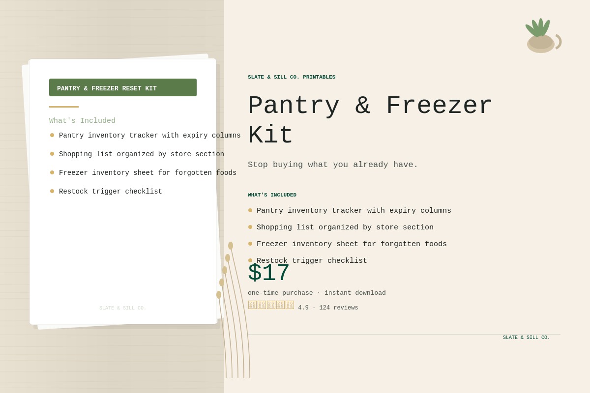 Pantry & Freezer Reset Kit preview